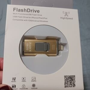 JIAHCN flash drive USB OTG 256gb for iPhone iPad duel storage for iOS and PC
